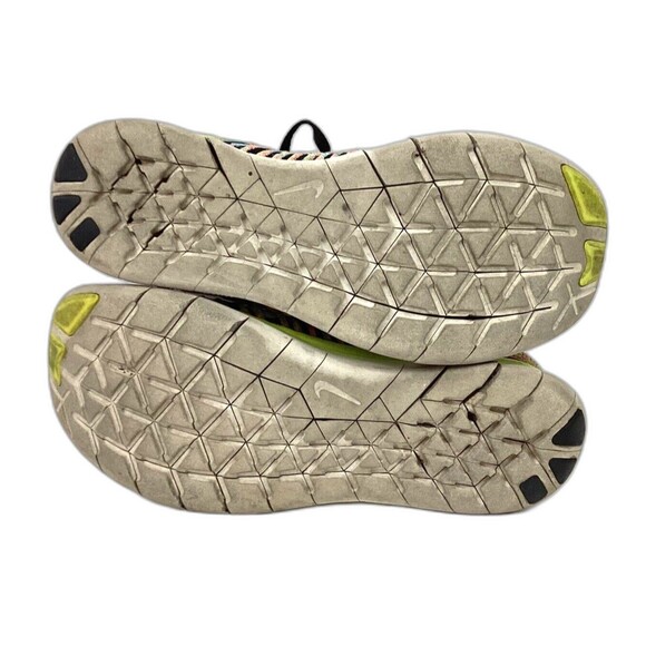 Nike Free RN Flyknit-Women's 8/Men's 6.5 -Rainbow Knit Running Shoes- 831070-102 - Picture 7 of 10
